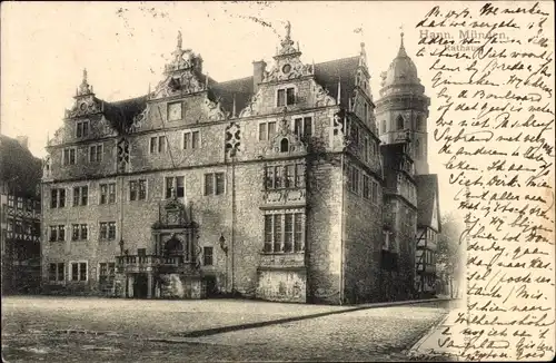 Ak Hann. Münden in Niedersachsen, Rathaus