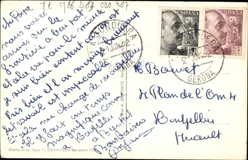 Ak Barcelona Katalonien Spanien, Parque de Montjuich