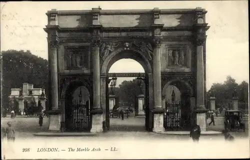 Ak London City England, the Marble Arch
