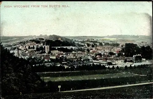 Ak High Wycombe Buckinghamshire England, From the Burt's Hill