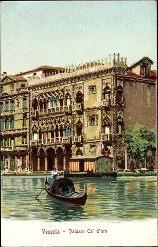 Künstler Ak Venezia Venedig Veneto, Palazzo Ca d'oro
