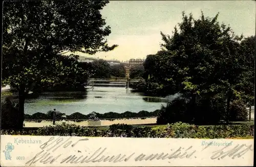 Ak København Kopenhagen Dänemark, Orstedsparken, Ørstedsparken