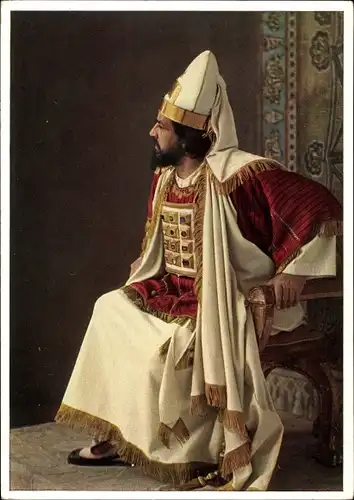 Ak Oberammergau in Oberbayern, Passionsspiele 1934, Rutz Hugo als Kaiphas