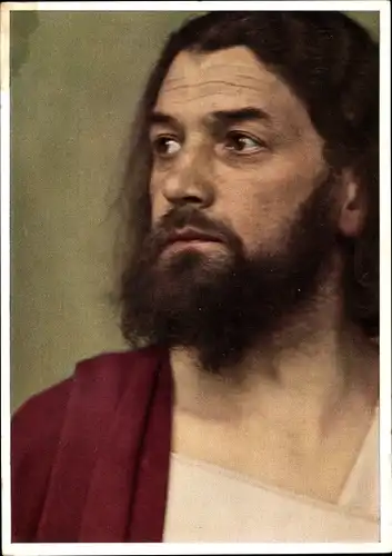 Ak Oberammergau in Oberbayern, Passionsspiele 1934, Darsteller Alois Lang als Jesus