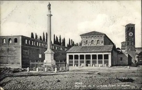 Ak Roma Rom Lazio, Basilica di S. Lorenzo