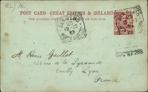 Mondschein Ak Dublin Irland, St. Patrick's Cathedral