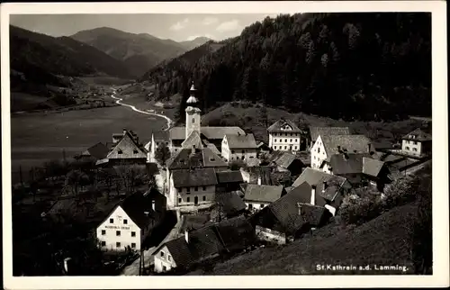 Ak Sankt Katharein an der Laming Steiermark, Panorama