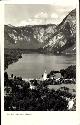Ak Bohinj Slowenien, Bohinjsko jezero, Wocheiner See, z Rudnice