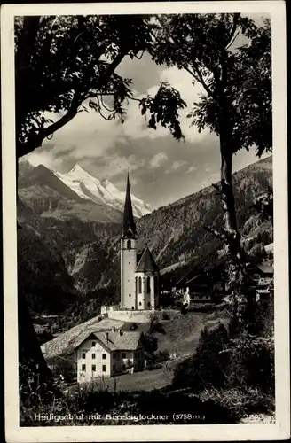 Ak Heiligenblut am Großglockner in Kärnten, Großglockner