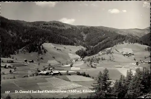 Ak Sankt Oswald Bad Kleinkirchheim in Kärnten, Panorama