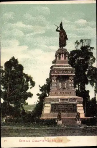 Ak Mexico, Estatua de Cuahutemoc