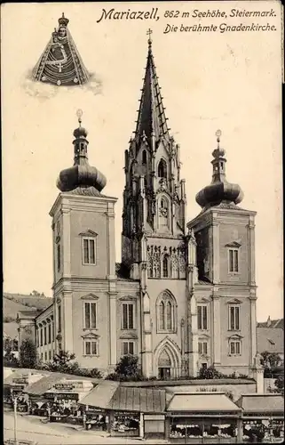 Ak Mariazell Steiermark, Gnadenkirche