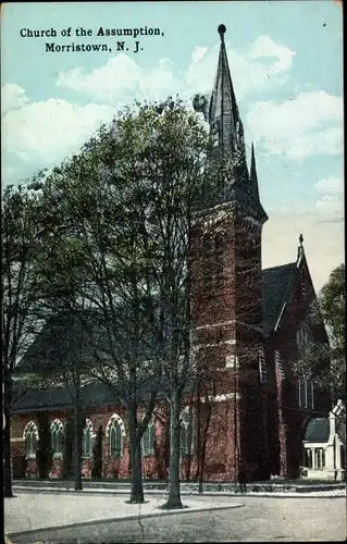 Ak Morristown New Jersey USA, Church of the Assumption