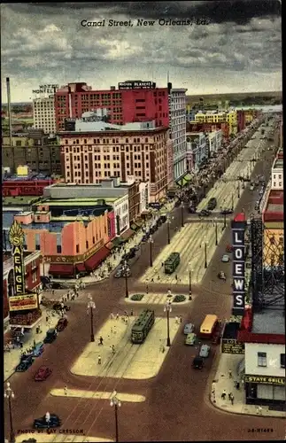 Ak New Orleans Louisiana USA, Canal Street