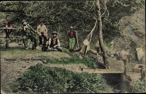 Ak Tucumán Argentinien, Escena Campestre