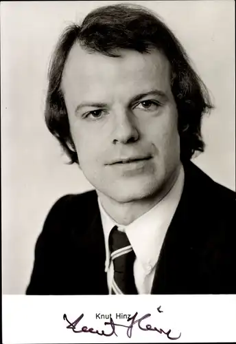 Ak Schauspielerin Knut Hinz, Portrait, Autogramm