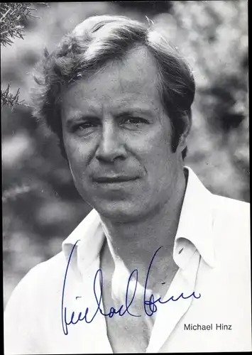 Ak Schauspielerin Michael Hinz, Portrait, Autogramm