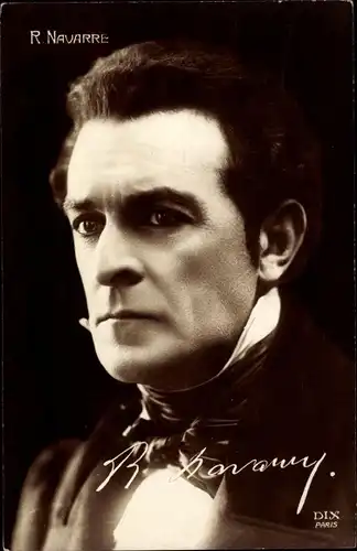 Ak Schauspieler Rene Navarre, Portrait