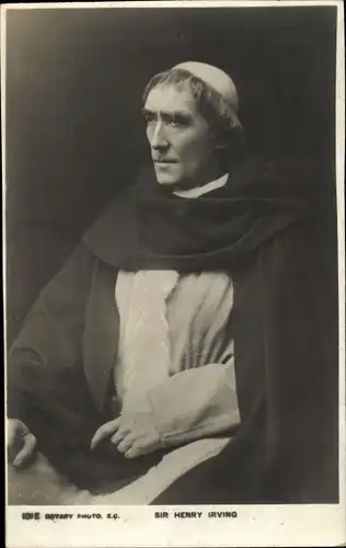 Ak Schauspieler Sir Henry Irving, Portrait