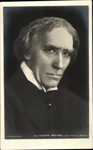 Ak Schauspieler Sir Henry Irving, Portrait