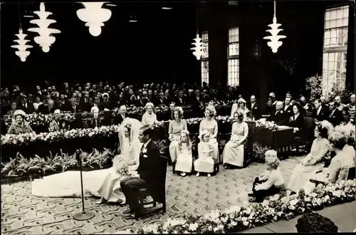 Ak Beatrix der Niederlande, Claus von Amsberg, Hochzeit, 10. März 1966