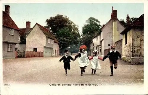 Ak Children coming home from School