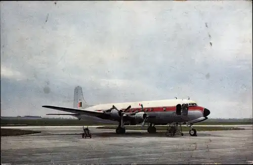 Ak Force Aérienne Belge, Douglas DC 6, Quadrimoteur, Belgische Luchtmacht