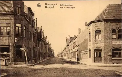 Ak Nieuport Nieuwpoort Westflandern, Duinkerkestraat