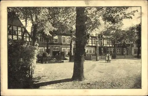 Ak Halle in Nordrhein Westfalen, Teilansicht Lindenflecken, Kinder