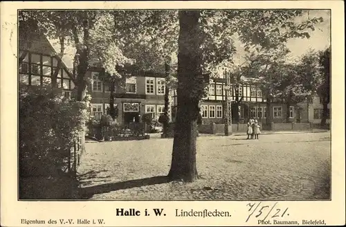 Ak Halle in Westfalen, Lindenflecken, Kinder