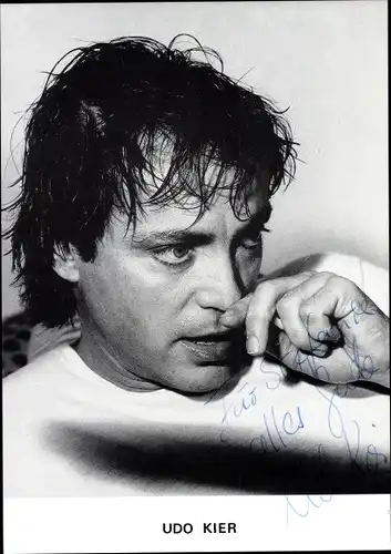Ak Schauspieler Udo Kier, Portrait, Autogramm