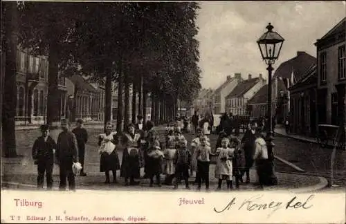 Ak Tilburg Nordbrabant Niederlande, Heuvel, Kinder