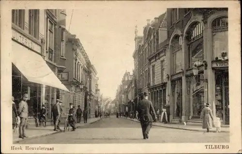 Ak Tilburg Nordbrabant Niederlande, Hoek Heuvelstraat