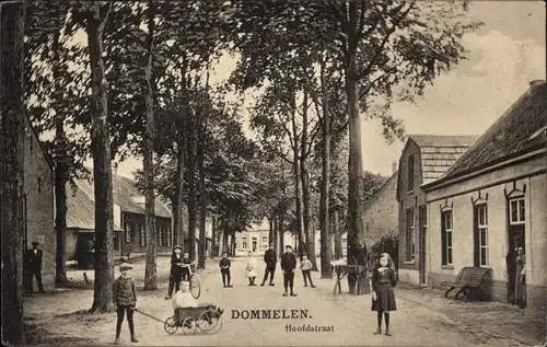 Ak Dommelen Valkenswaard Nordbrabant, Hoofdstraat