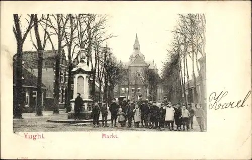 Ak Vught Nordbrabant, Markt