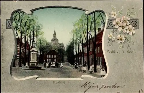 Passepartout Ak Vught Nordbrabant, Marktveld