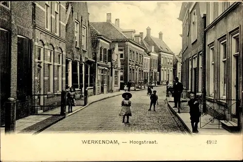 Ak Werkendam Nordbrabant, Hoogstraat, Kinder