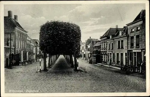Ak Willemstad Nordbrabant Niederlande, Voorstraat