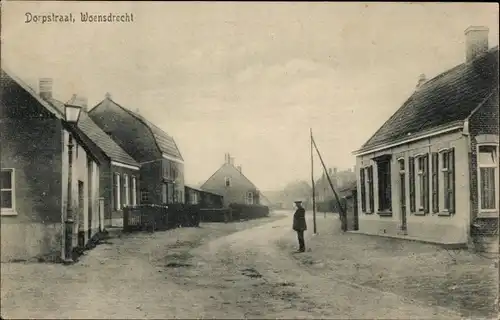 Ak Woensdrecht Nordbrabant Niederlande, Dorpstraat