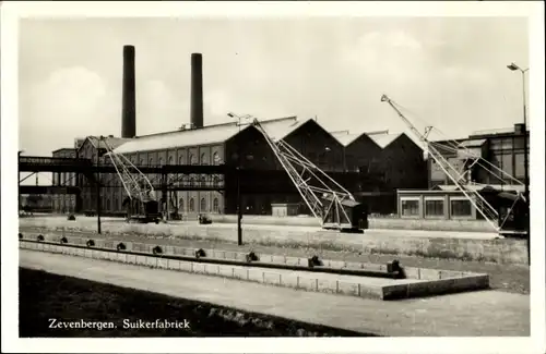Ak Zevenbergen Nordbrabant, Suikerfabriek