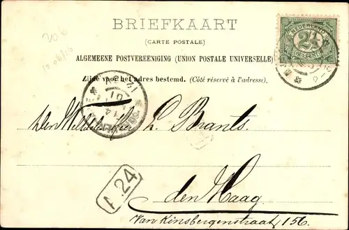 Ak Maastricht Limburg Niederlande, Stationstraat