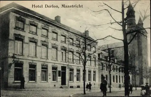 Ak Maastricht Limburg Niederlande, Hotel Derlon