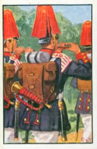 Sammelbild Deutsche Uniformen, Album III Band 1 Bild 28, Gren. Rgt. König Friedrich Wilhelm IV