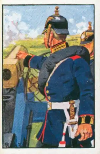 Sammelbild Deutsche Uniformen, Album III Band 1 Bild 20, Garde Artillerie Brigade 1870