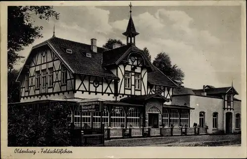 Ak Oldenburg Niedersachsen, Gasthof Feldschlößchen, Daniel Denker