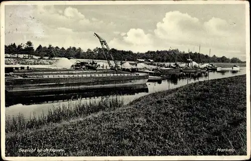 Ak Markelo Overijssel, Gezicht op de Haven