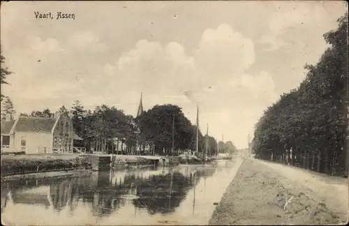 Ak Assen Drenthe Niederlande, Vaart