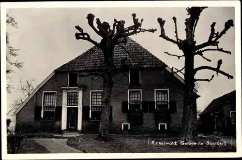 Ak Ruinerwold Drenthe Niederlande, Gemeente Boerderij