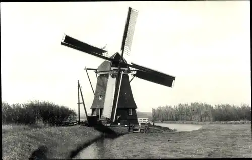 Ak Uitgeest Nordholland Niederlande, De Dorregeester Molen