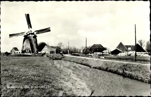 Ak Groenveld Nordholland, Molen